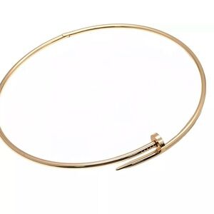 Nail Choker Luxury Gold Necklace